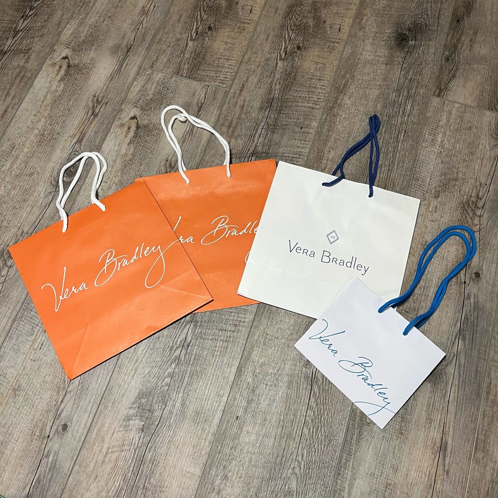Vera Bradley Shopping Bags Set of Four